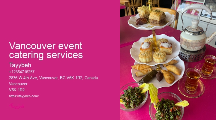 Syrian Meal Delivery Vancouver