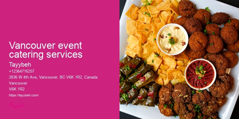 Catering for Private Events Vancouver