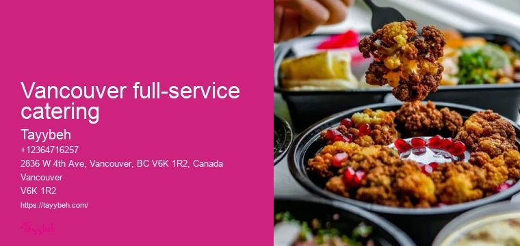 Mobile catering services Vancouver