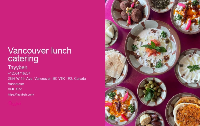 High-quality catering Vancouver
