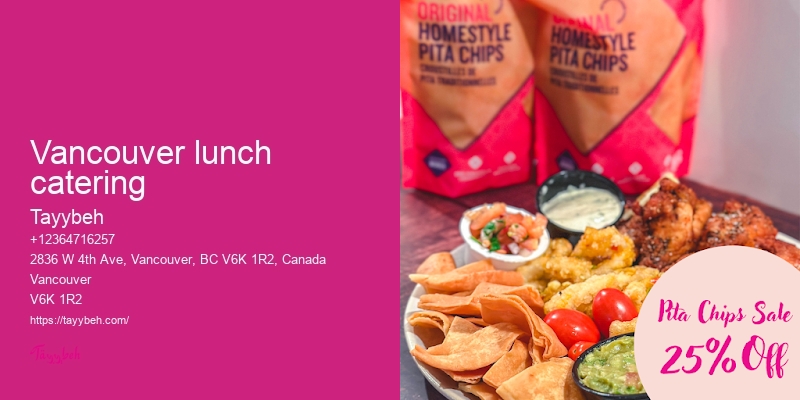 Vancouver catering packages