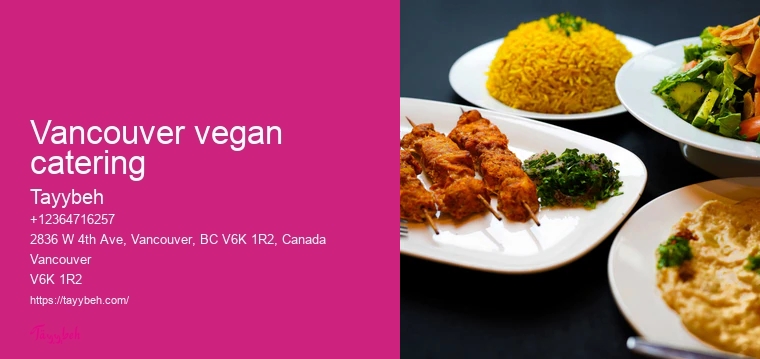 Vancouver luxury catering options
