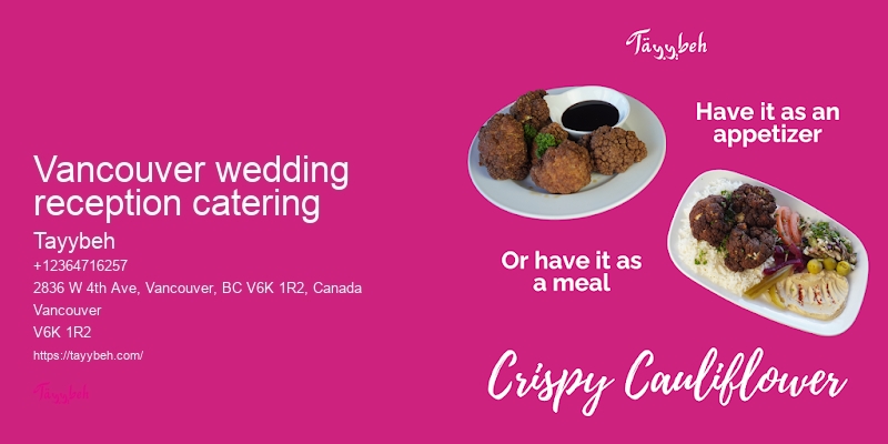 Gourmet halal catering Vancouver